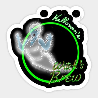 Halloran's Witch's Brew Ghost Variant Sticker